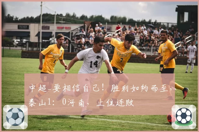 中超_要相信自己!胜利如约而至,泰山1:0河南,止住连败